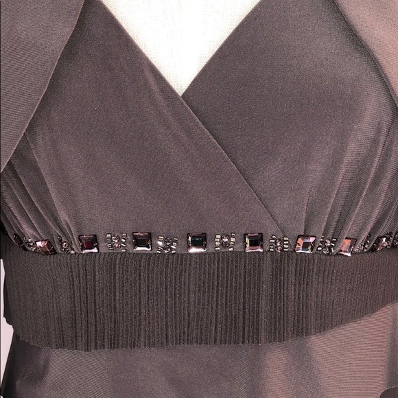 SL Fashions Tiered and Beaded Cocktail dress - Picture 2 of 9